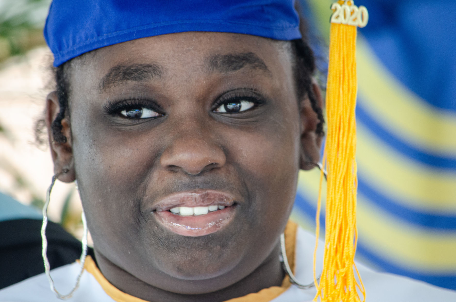 Eastern Guilford High School's drive-thru graduation
